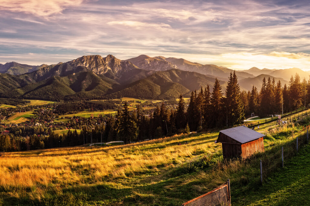 zakopane tatra mountains gubalowka hills of mountain 