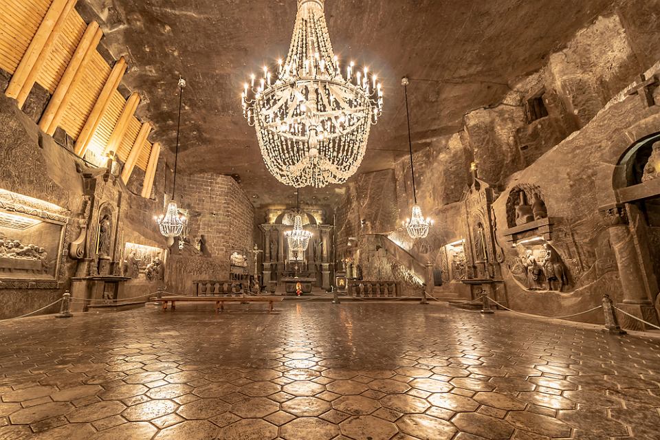 St Kinga’s Chapel Wieliczka Salt Mine